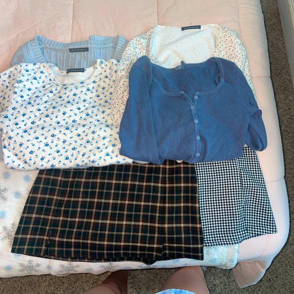 brandy melville 6 piece lot